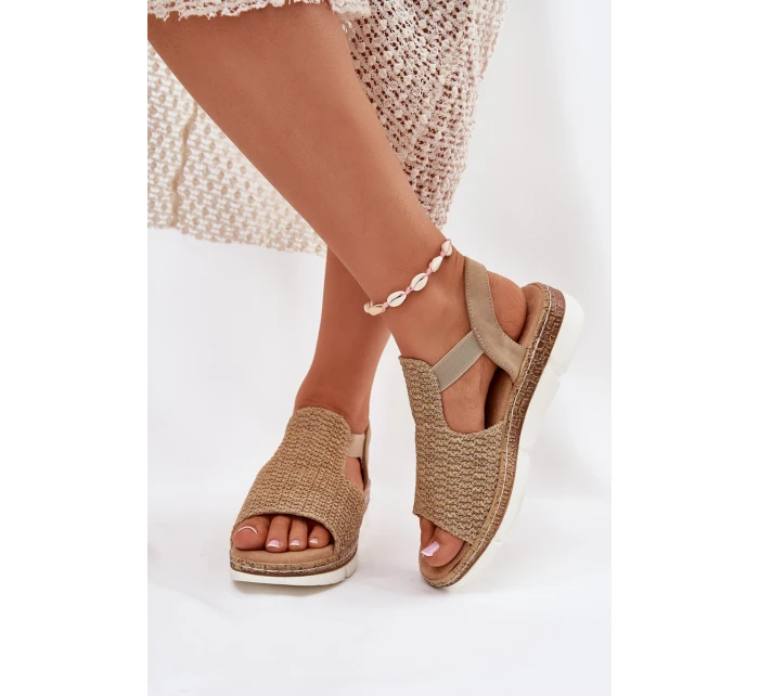 Dámské Sandály S Pletením model 21698599 - EVENTO Dámské Sandály S Pletením model 21698599 - EVENTO