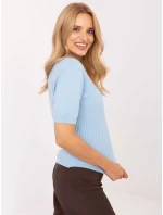 Sweter PM SW PM model 21305681 jasny niebieski - FPrice Sweter PM SW PM model 21305681 jasny niebieski - FPrice