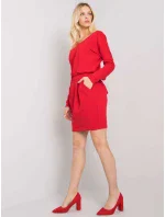 Šaty RV SK 6037.18x červená