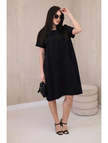 Nové rozevláté šaty Punto černé