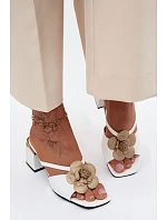 Klapky na podpatku model 228379 Step in style