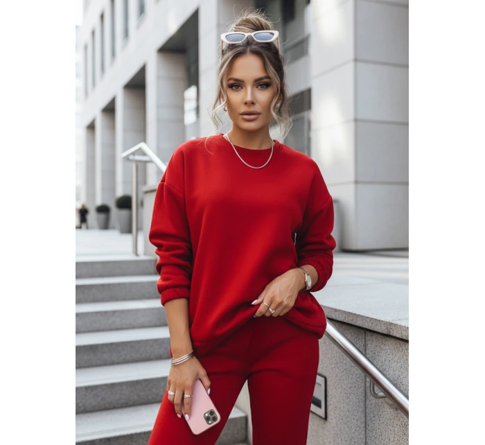 Komplet damski  PREMIUM czerwony model 22007509 - FashionStreet