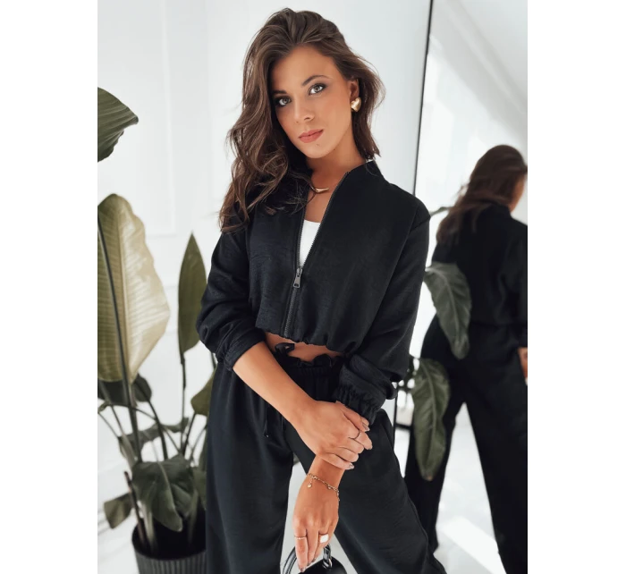 Dámská bunda bomber MADDIE černá FashionStreet RY2318 Dámská bunda bomber MADDIE černá FashionStreet RY2318