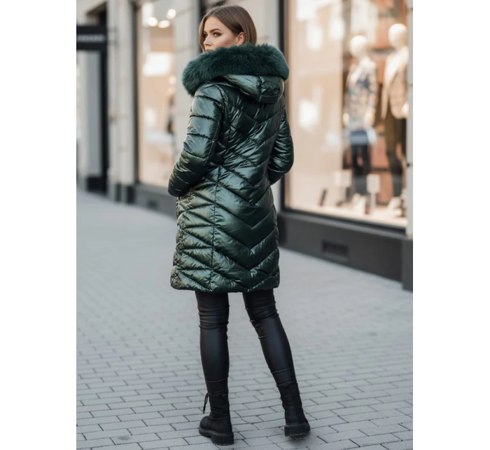Dámská prošívaná zimní bunda BELLATRIX zelená FashionStreet TY4591z
