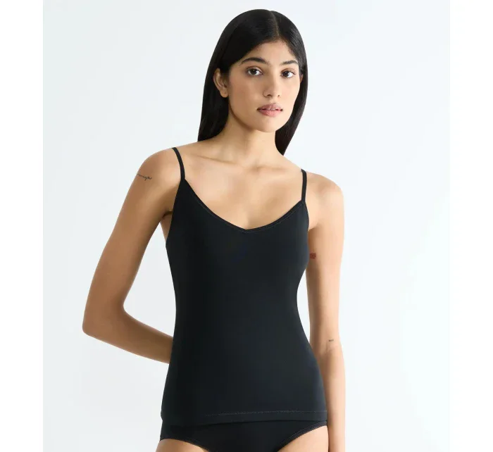 sloggi GO Daily Cotton Spaghetti Top - BLACK - SLOGGI BLACK - SLOGGI