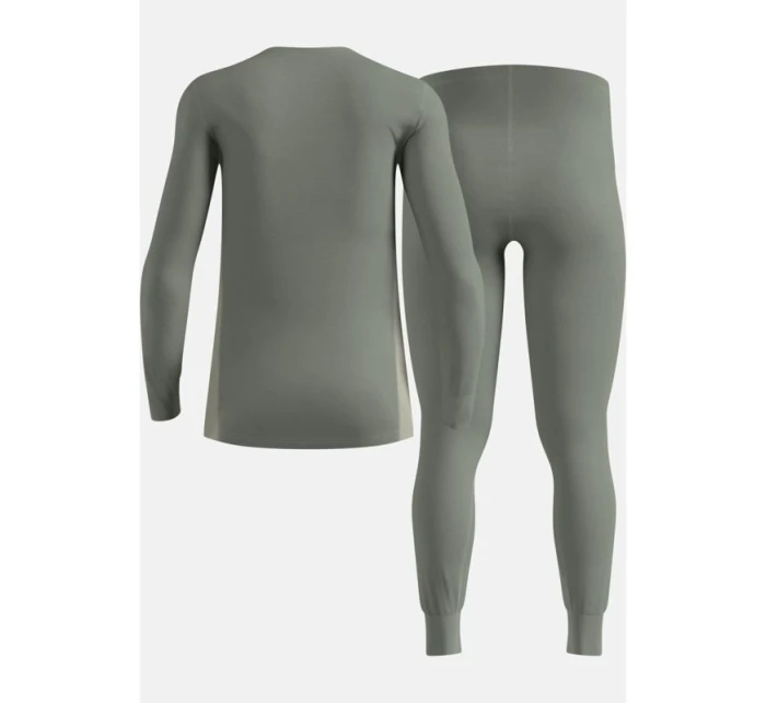 Termoaktivní prádlo - Odlo Set ACTIVE WARM Special Set velikost M Dark Grey