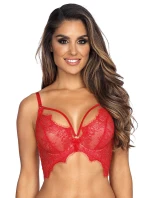 Dámská podprsenka / polokorzet V-9581 Červená - Axami Dámská podprsenka / polokorzet V-9581 Červená - Axami