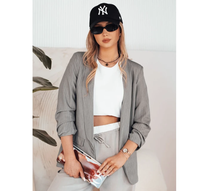 Dámská bunda OPTON tmavě šedá FashionStreet PY0095