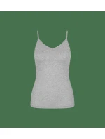 Beauty Layers Spaghetti Top Wool - GRAY - TRIUMPH GRAY - TRIUMPH