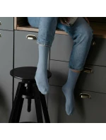 Dámské žebrované ponožky Steven art.130 Merino