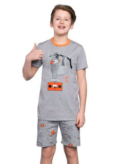 Chlapecké pyžamo model 16166680 šedé - Italian Fashion