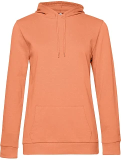 B&C #Hoodie /women Dámská mikina s kapucí 01.W04W melon orange