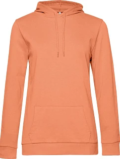 B&C #Hoodie /women Dámská mikina s kapucí 01.W04W melon orange