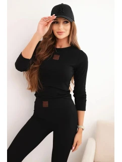 Dámská souprava z bavlny s dlouhým rukávem a legínami model 21472109 - K-Fashion