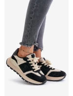 Zateplené dámské kožené sneakersy Big Star OO274A318 HI-POLY SYSTEM černé Zateplené dámské kožené sneakersy Big Star OO274A318 HI-POLY SYSTEM černé