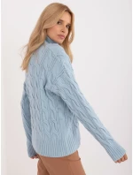 Sweter AT SW model 20463624 jasny niebieski - FPrice