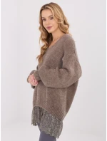 Sweter IN SW model 21782542 ciemny bezowy - FPrice