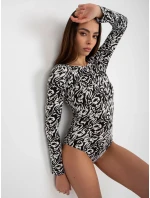 Dámské body LK BO 509199 1.42P bílá a černá - FPrice