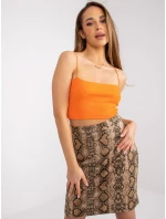 Sukně LK SD model 17217127 tmavě lila - FPrice Sukně LK SD model 17217127 tmavě lila - FPrice