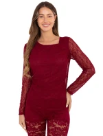 Bluzka MI BZ model 21480270 bordowy - FPrice