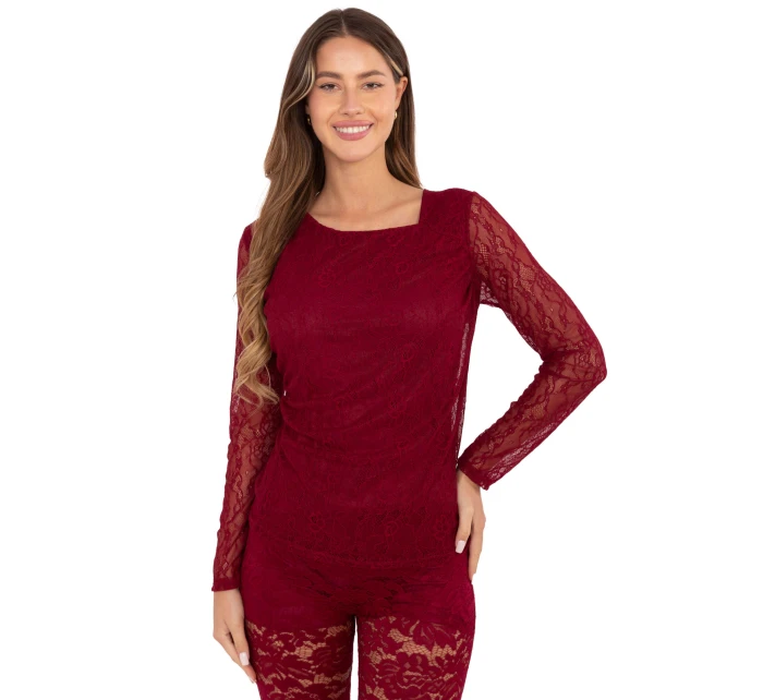 Bluzka MI BZ model 21480270 bordowy - FPrice