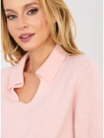 Jumper MI SW 0120.16 světle růžový Jumper MI SW 0120.16 světle růžový