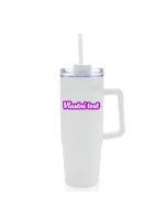 Personalizovaná termoska s průhledným víčkem s obrysem 