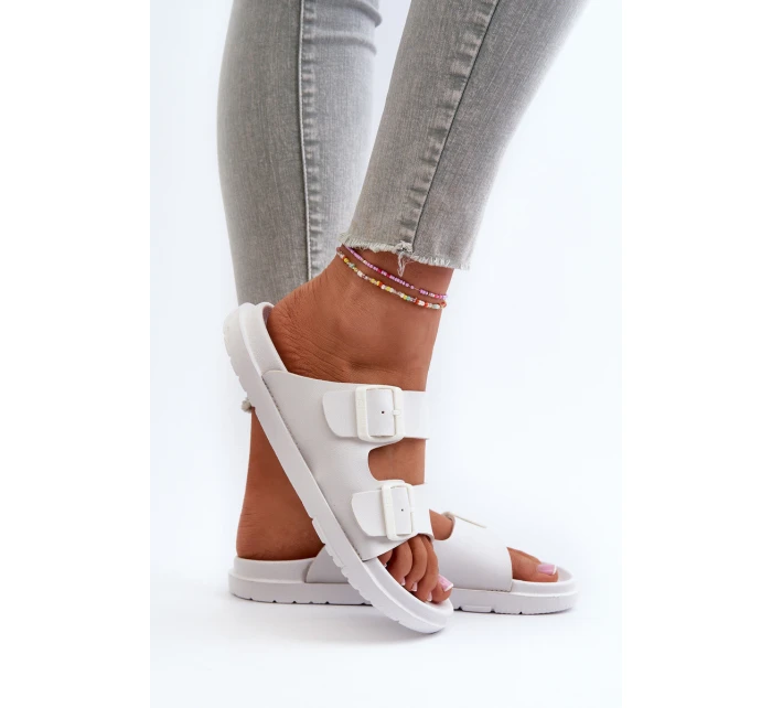 Dámské žabky NN274A751 Bílé - Big Star