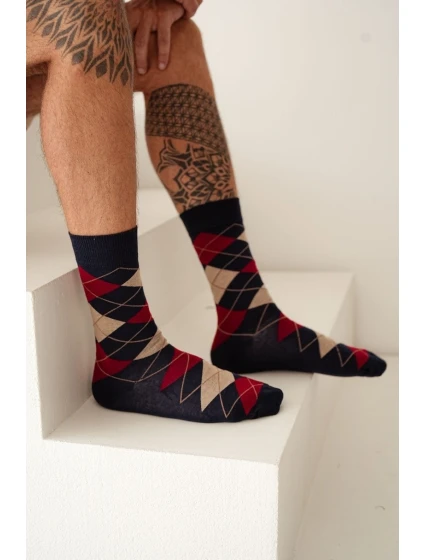 Pánské ponožky Romby 0125.093 Pánské ponožky Romby 0125.093