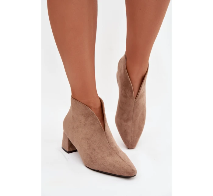 Boty na podpatku model 223590 Step in style Boty na podpatku model 223590 Step in style