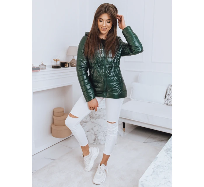 Dámská bunda TARINA tmavě zelená FashionStreet TY2521