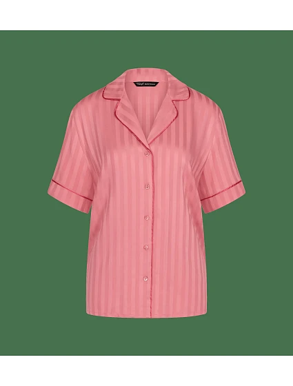 Amourette Jacquard Boyfriend Shirt - Cherry Rose - TRIUMPH Cherry Rose - TRIUMPH Amourette Jacquard Boyfriend Shirt - Cherry Rose - TRIUMPH Cherry Rose - TRIUMPH