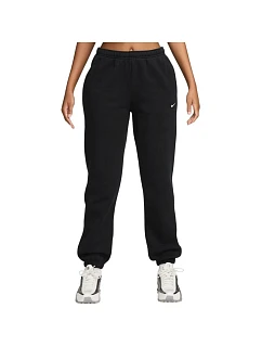 Dámské kalhoty Nike Studio Fleece, černé, IM8076 001
