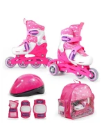 Sport Pink LED kolečkové brusle 2 v 1 model 21761702 - SMJ