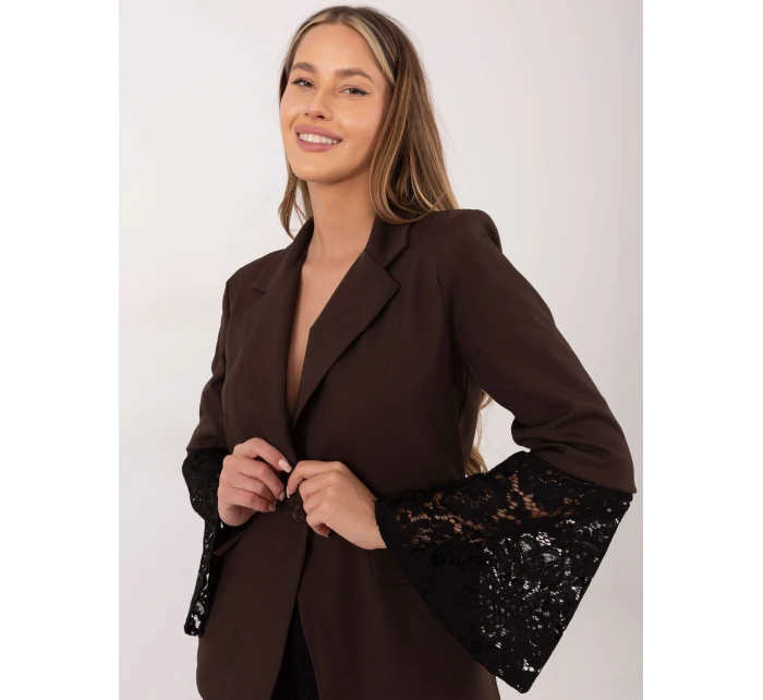 MI MA bunda A2897.60 tmavě hnědá MI MA bunda A2897.60 tmavě hnědá