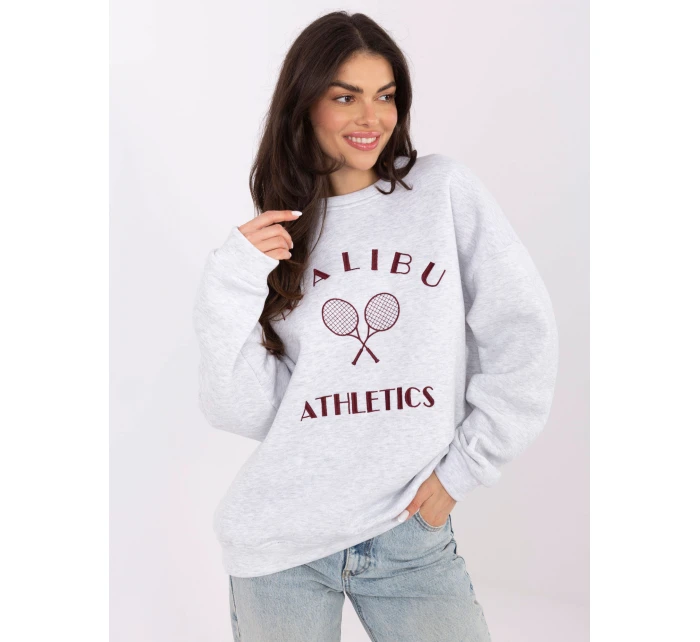 Bluza MJ BL model 21766126 jasny szary - FPrice Bluza MJ BL model 21766126 jasny szary - FPrice