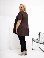 Bluzka RV BZ  ciemny brązowy model 21870775 - FPrice