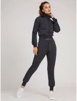 Dámská mikina na zip O1YA00KAMN2 - JBLK - Černá - Guess