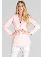 Dámské sako M694 růžové - Figl