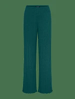 Versatile Rib Straight Trousers - Green - TRIUMPH Green - TRIUMPH