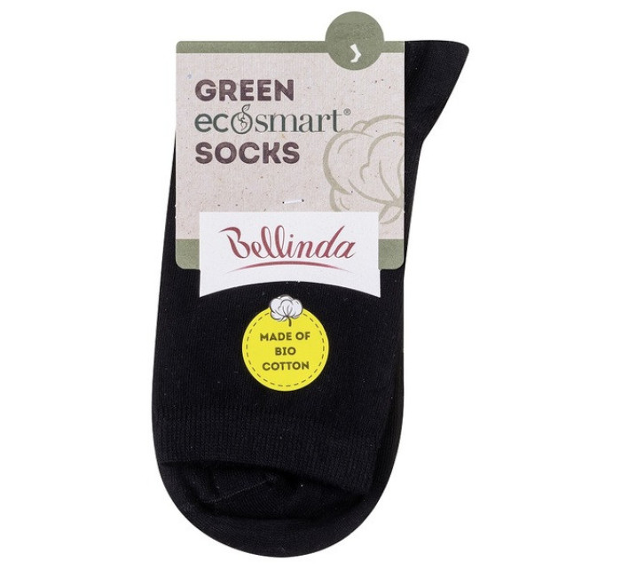 Dámské ponožky z bio bavlny GREEN ECOSMART LADIES SOCKS - BELLINDA - černá