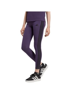 Dámské legíny adidas Essentials 3-Stripes Cotton purple JY3176 dámské