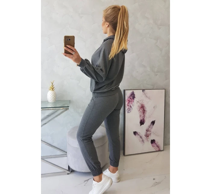 Sada mikin s kapucí v grafitové barvě Sada mikin s kapucí v grafitové barvě