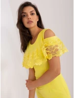 Sukienka LK SK model 18761796 żółty - FPrice