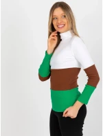 Dámská halenka RV BZ 8465 1.32P zelená - FPrice Dámská halenka RV BZ 8465 1.32P zelená - FPrice