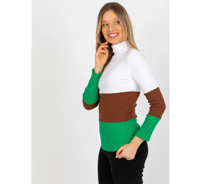 Dámská halenka RV BZ 8465 1.32P zelená - FPrice Dámská halenka RV BZ 8465 1.32P zelená - FPrice