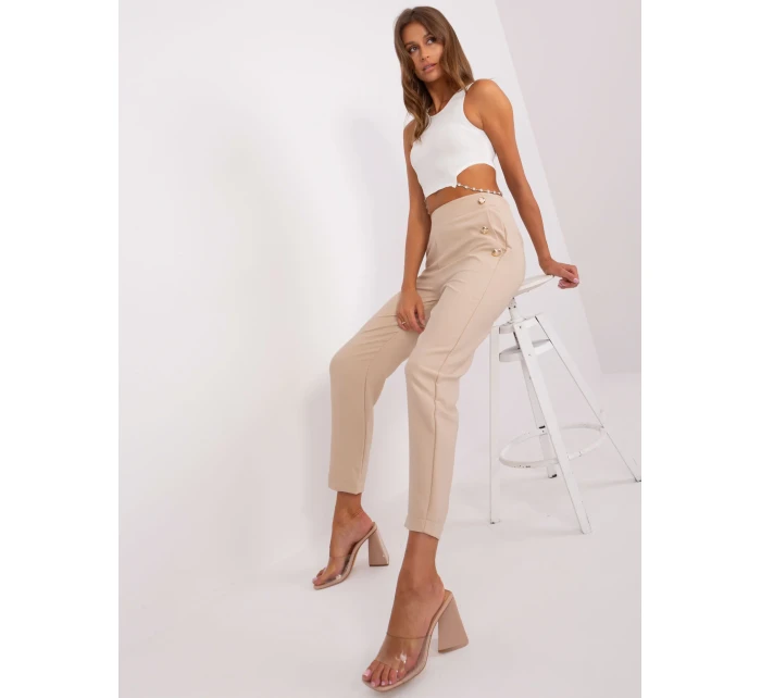 TW SP OB055 kalhoty.45 světle béžová