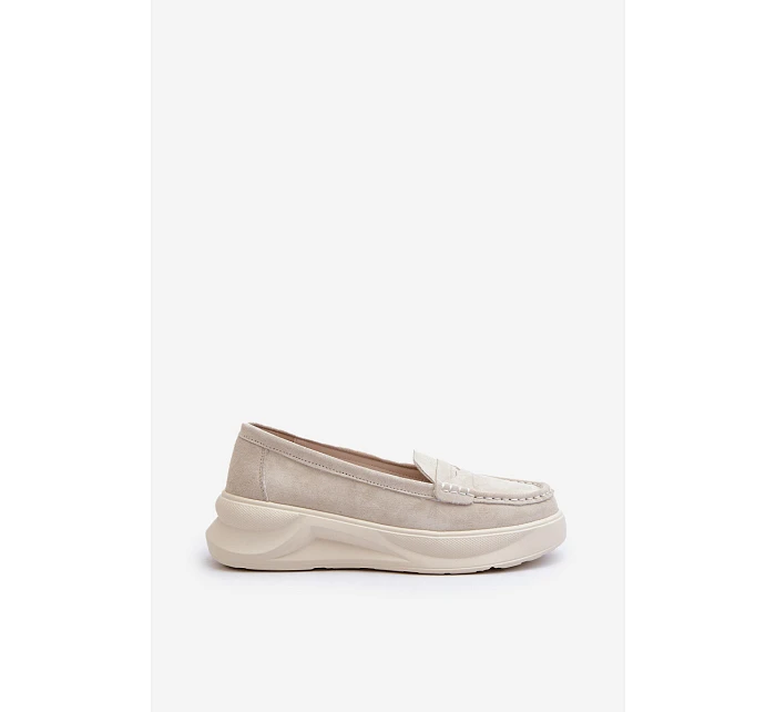 Dámské mokasíny Filidia 24PB18-6889 krémové - Evento