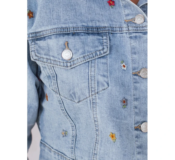 Dámská džínová bunda modrá Dstreet model 21973393 - FashionStreet Dámská džínová bunda modrá Dstreet model 21973393 - FashionStreet