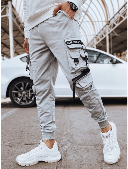 Pánské bojové kalhoty šedé Dstreet model 21973483 - FashionStreet